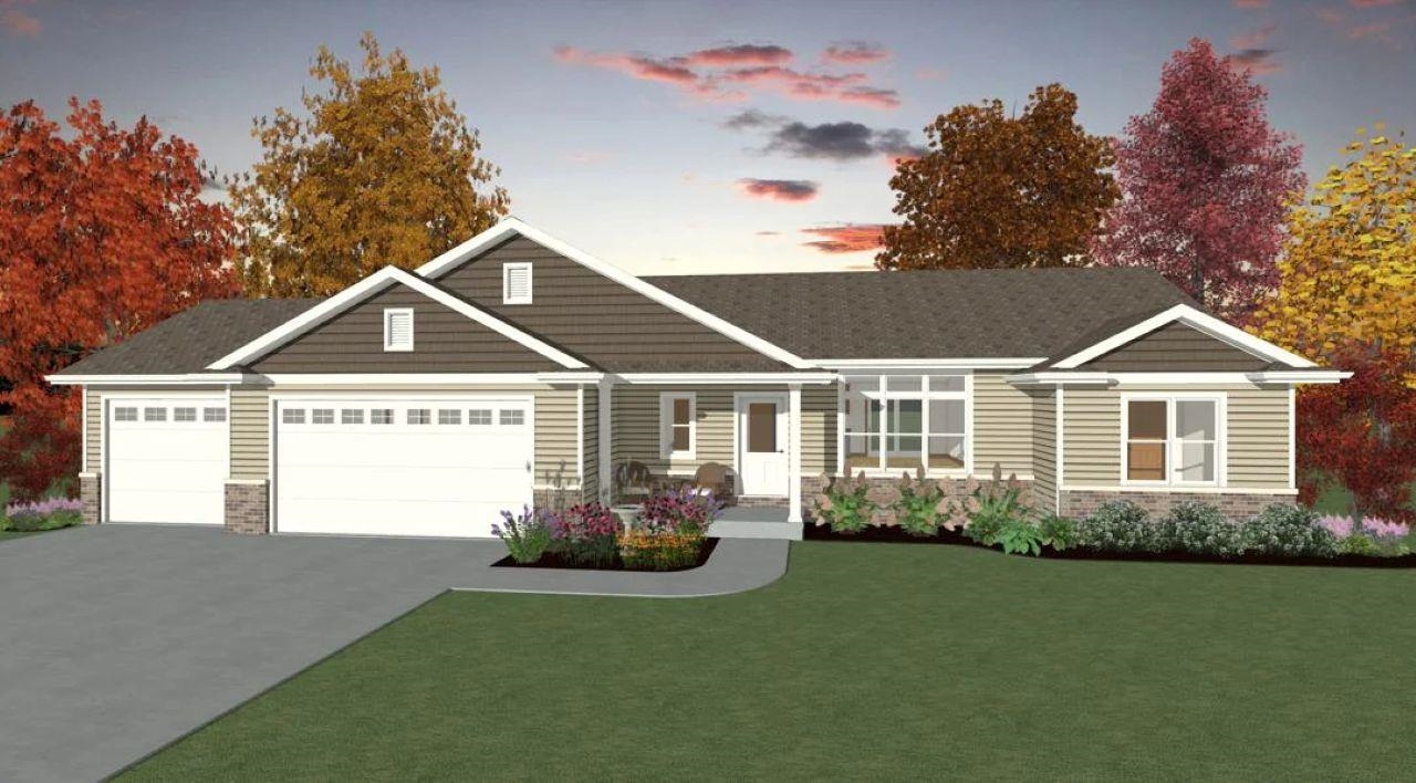 rendering of front of home