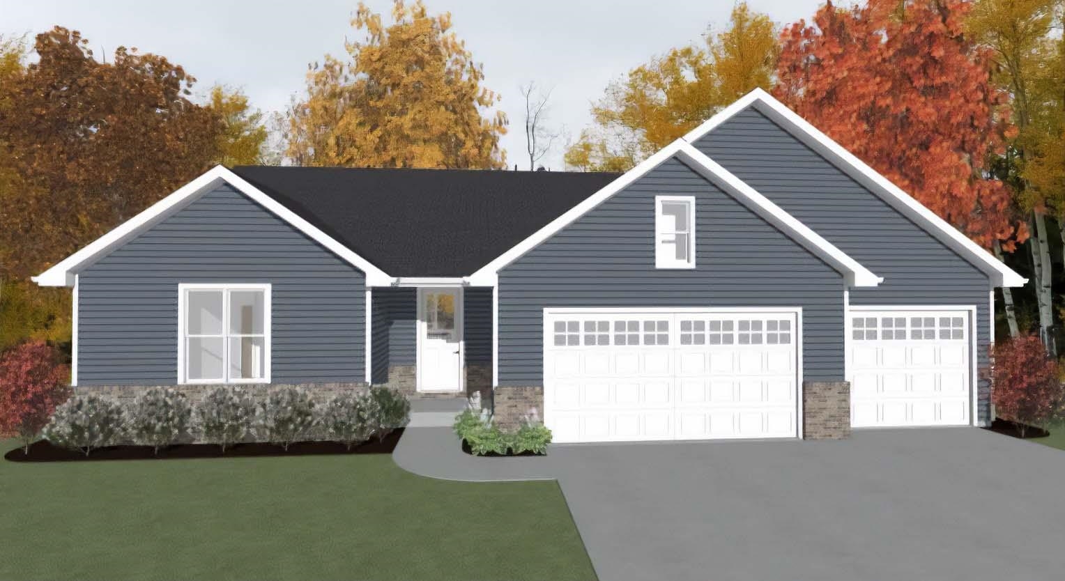 front rendering only